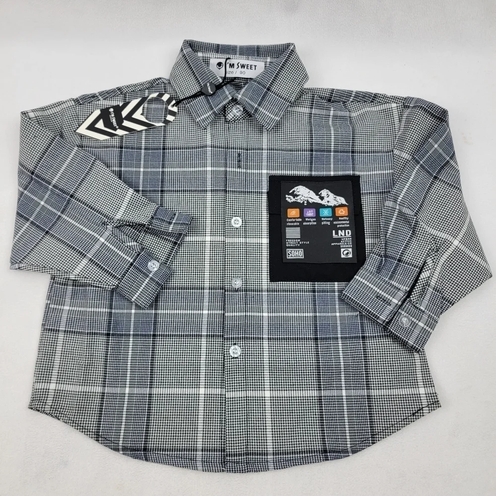 NWT‎ heavy plaid cargo utility outfit with convertable jogger pants